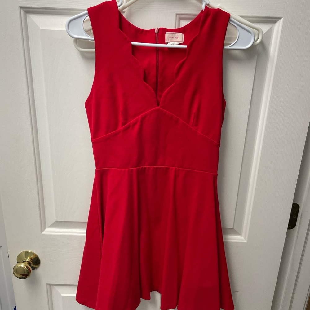 love...ady Vibrant Red Dress
